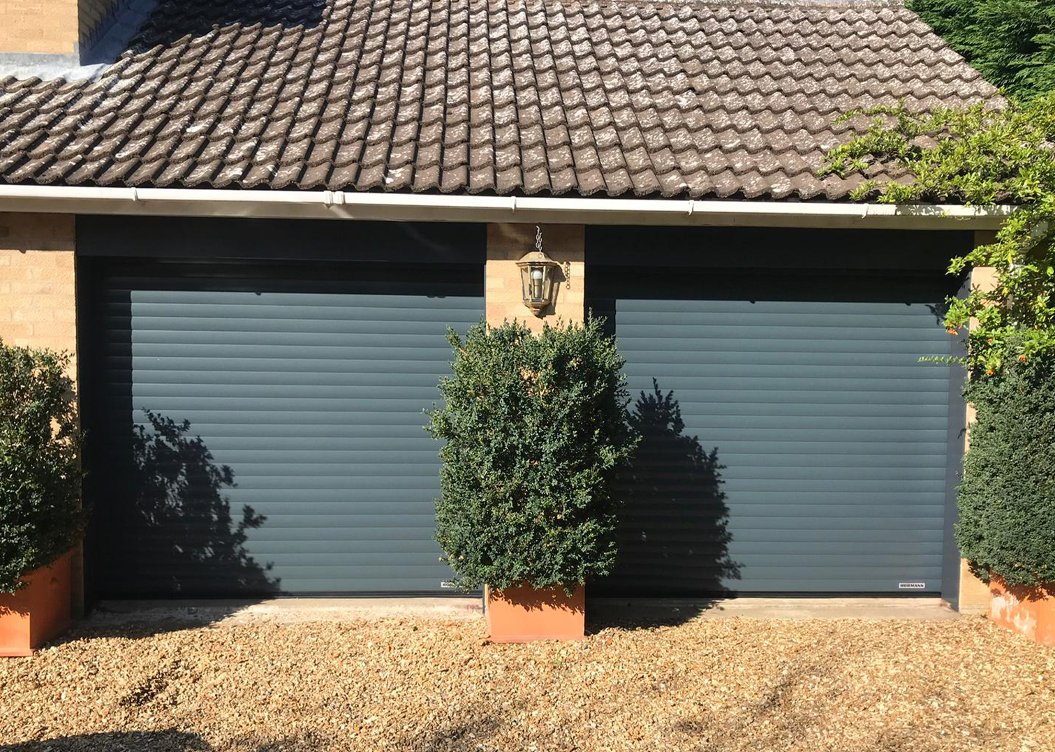 Roller garage doors